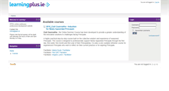Desktop Screenshot of learningplus.ippn.ie